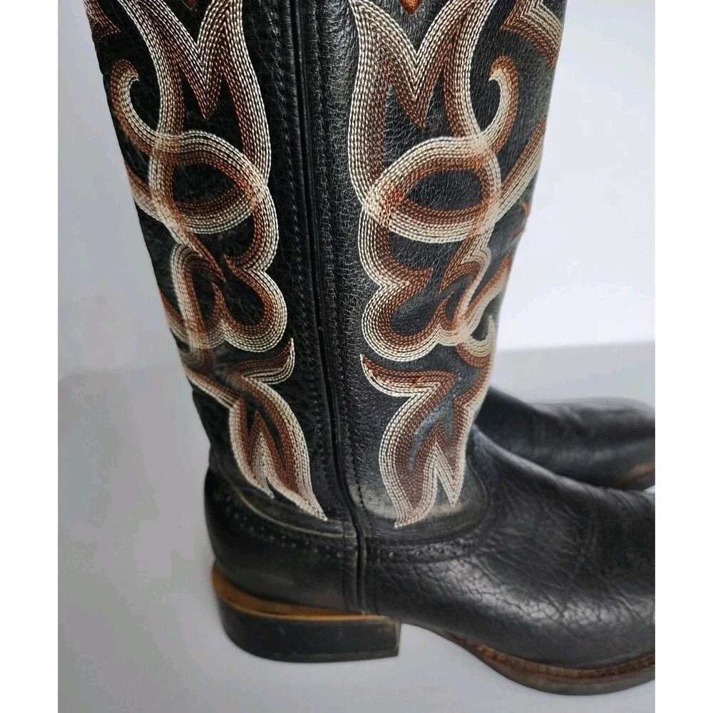 Twisted X Mens Size 8B WRS0006 Leather Steel Toe Square Western Work Barn Boots